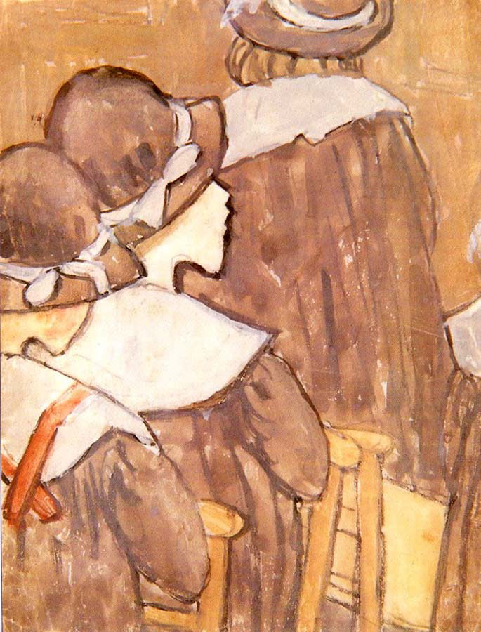 Three Girls in Church